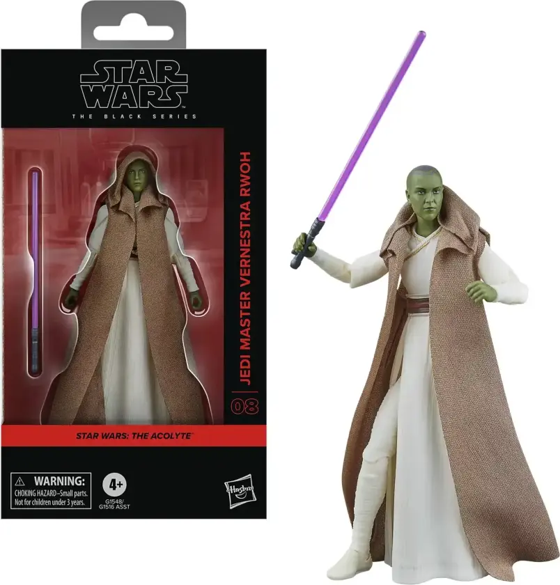 Star Wars: The Accolyte Black Series Action Figure Jedi Master Vernestra Rwoh 15cm