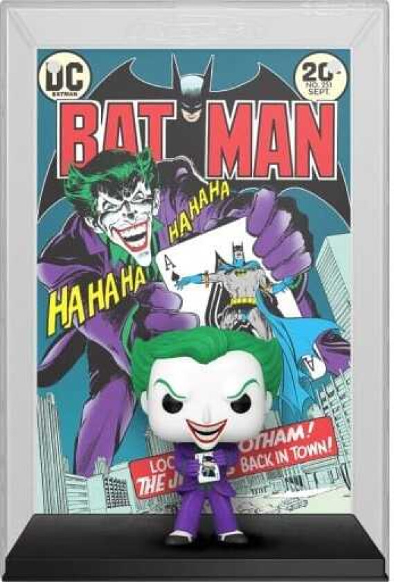 DC POP! Comic Cover Vinyl Figure Joker- Back in Town 9 cm