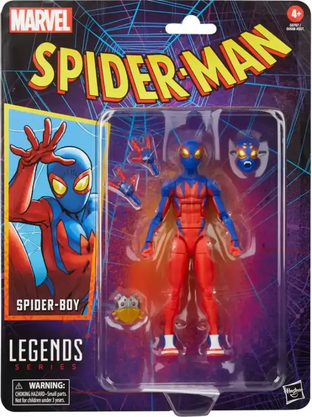 Spider-Man Marvel Legends Retro Action Figure Spider-Boy 15 cm