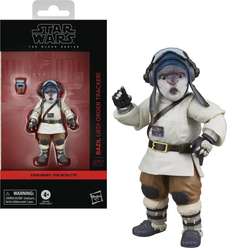 Star Wars: The Accolyte Black Series Action Figure Bazil (Jedi Order Tracker) 15cm