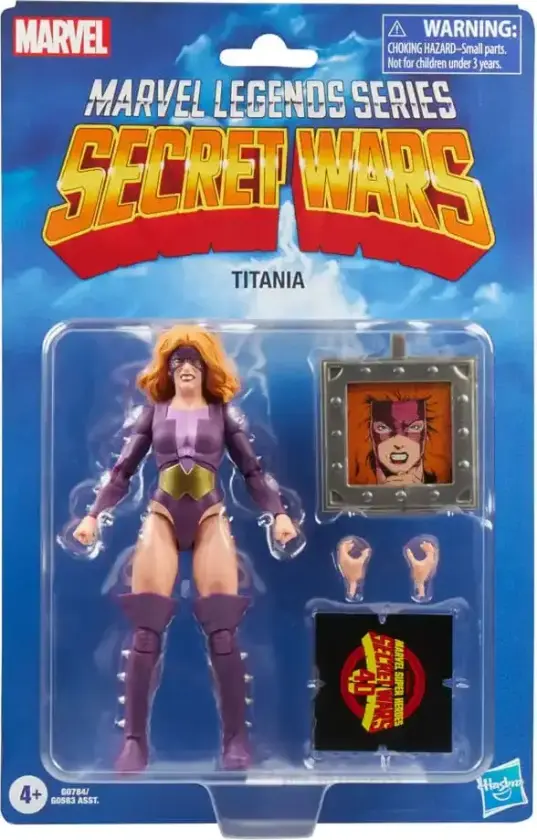 Secret Wars Marvel Legends Retro Action Figure Titania
