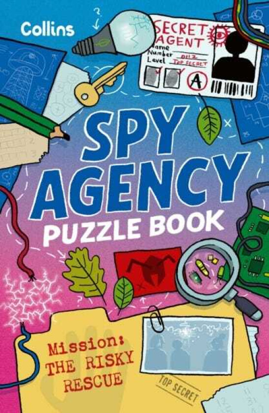 Spy Agency Puzzle Book – The Risky Rescue Solve Puzzles, Crack Codes and Take on a Top Secret Mission