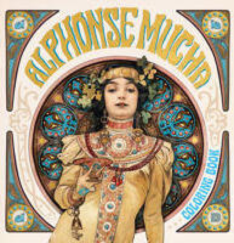 Alphonse Mucha Coloring Book