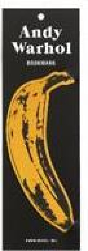 Warhol Banana Shaped Bookmark