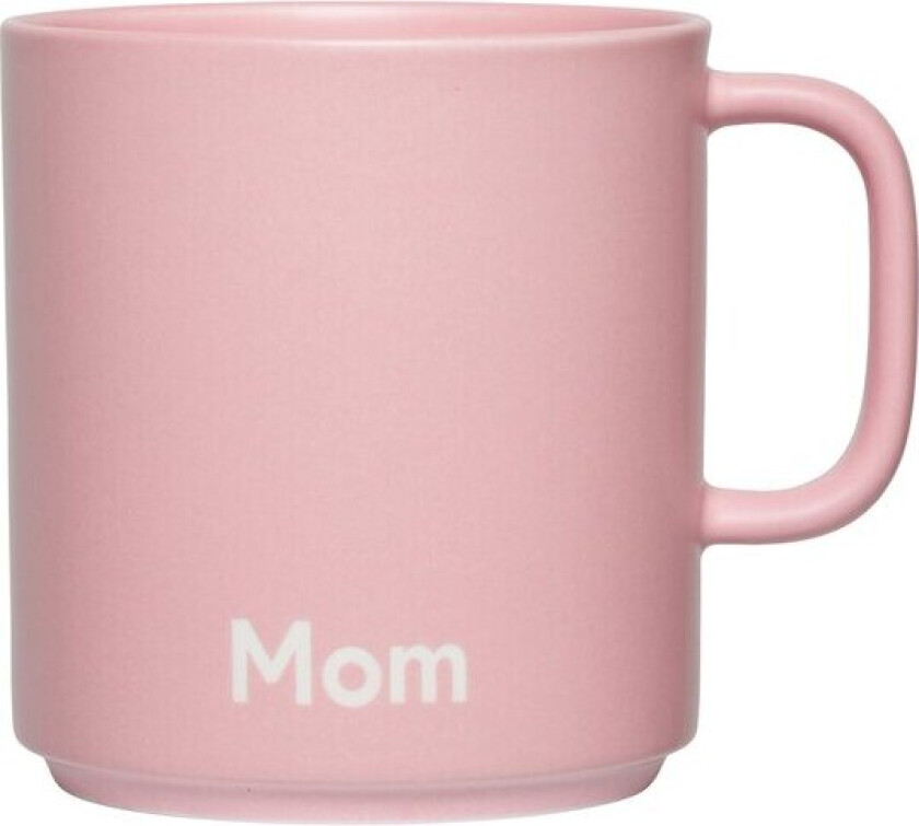 Favourite kopp med hank MOM 25 cl creole pink