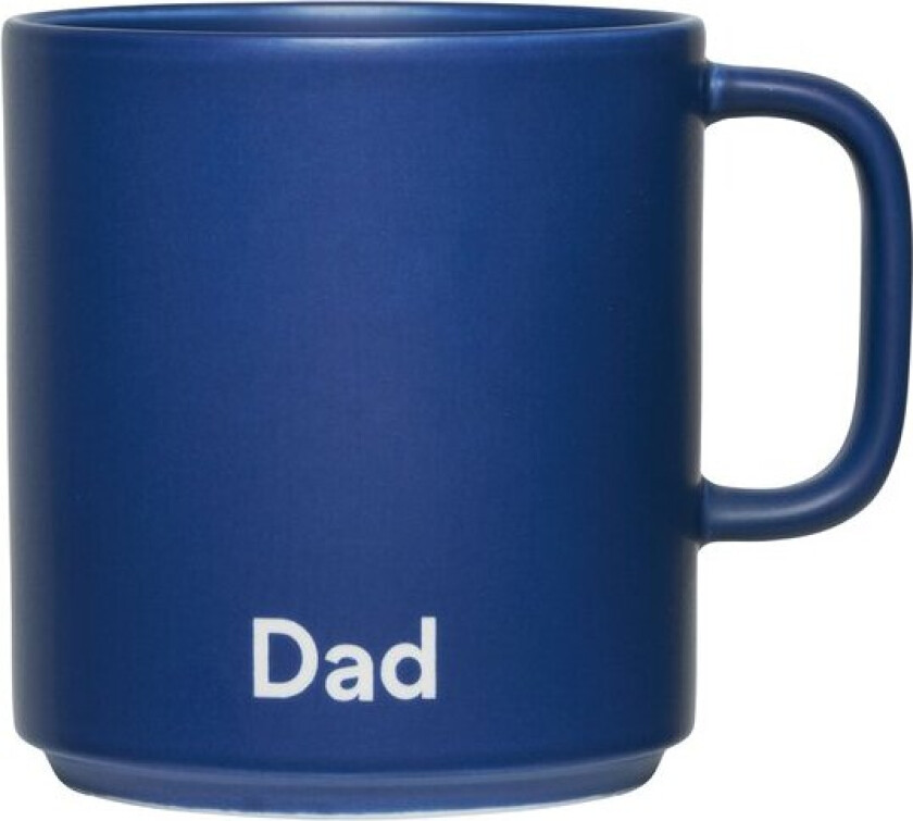 Favourite kopp med hank DAD 25 cl midnight blue