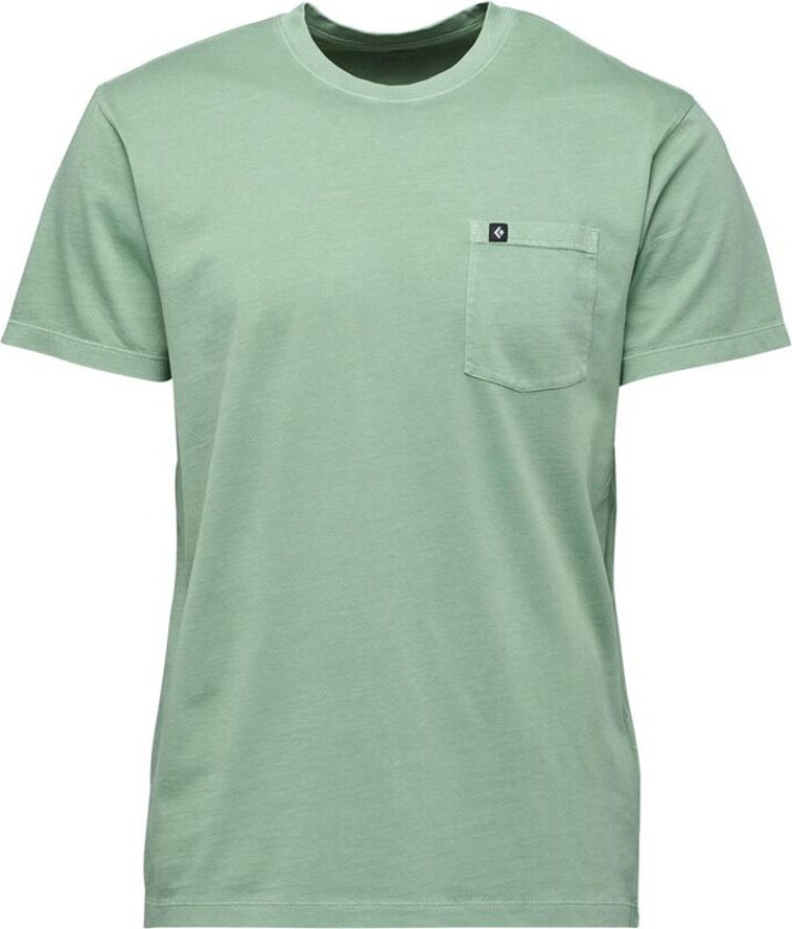 M Diamond Patch Ss Pocket Tee Laurel Green