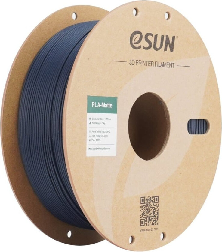 eSUN PLA-Matte 1.75mm 1kg - Dark Blue