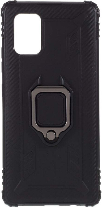 Samsung Galaxy A51 (5G) Håndverker Deksel m. Kickstand - Svart