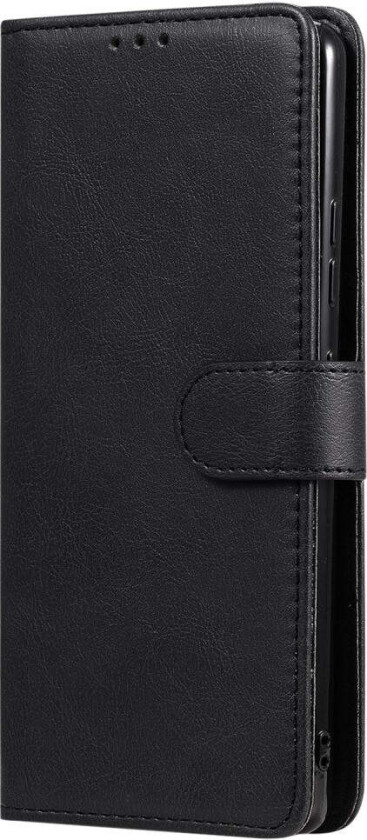 Samsung Galaxy S10 Lite 2-i-1 Kunstskinn Flip Deksel - Svart