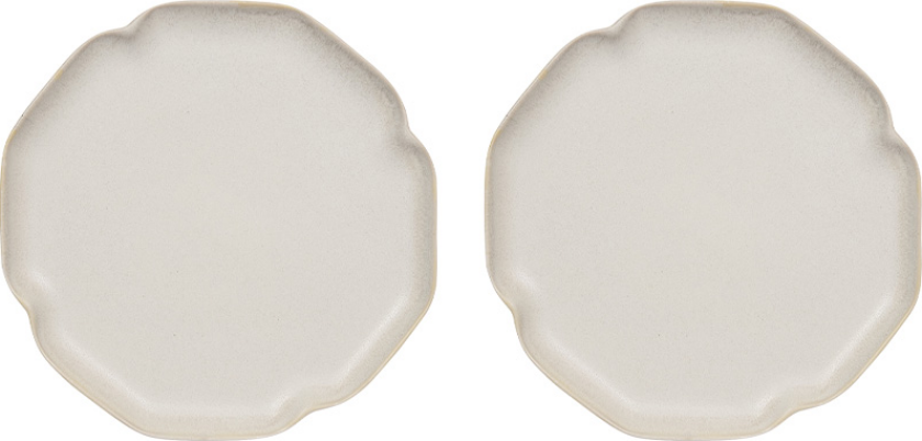 Nori desserttallerken 13x15 cm 2-pakning Mellow