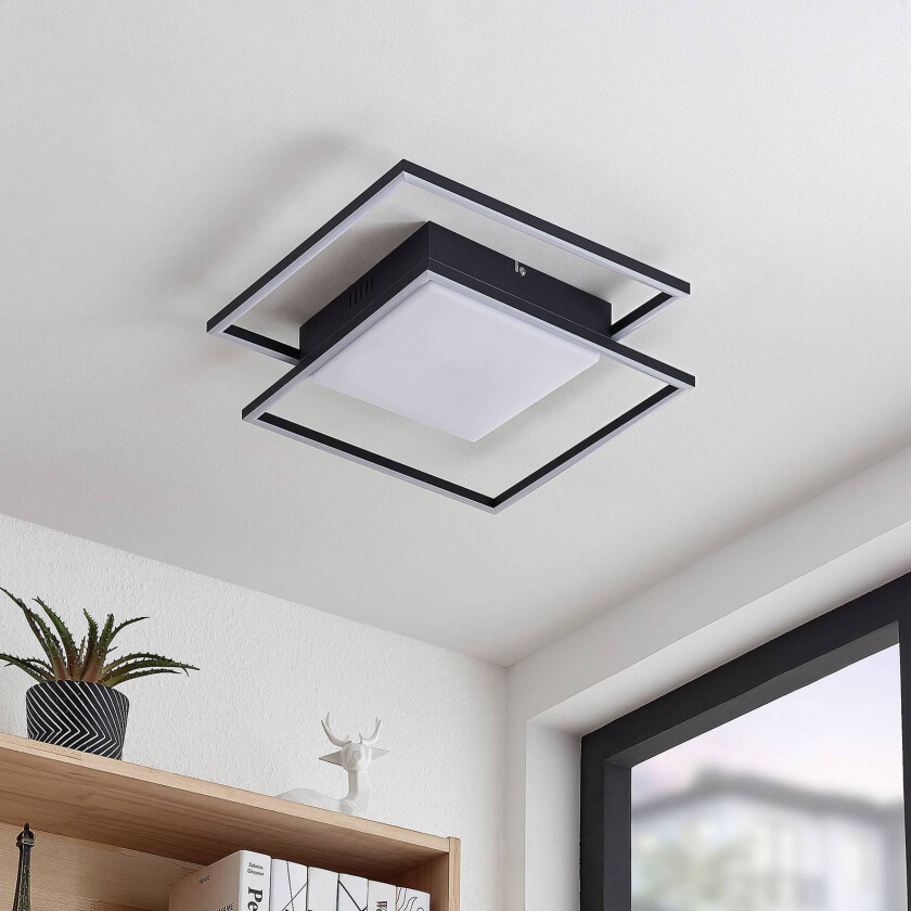 Zayd LED-taklampe, svart