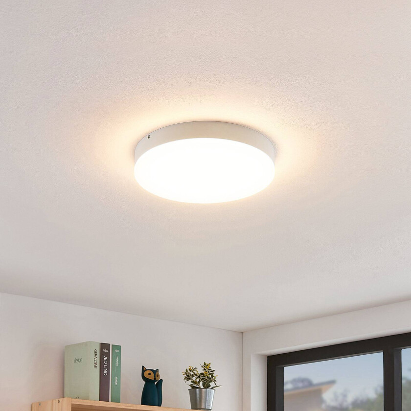 Leonta LED-taklampe, hvit, Ø 25 cm