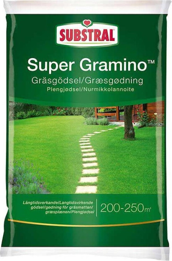 Gressgjødsel Substral Super Gramino 6,5 kg 200-250kvm