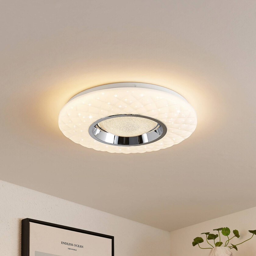 Illaria LED-taklampe, RGBW Smart 39 cm