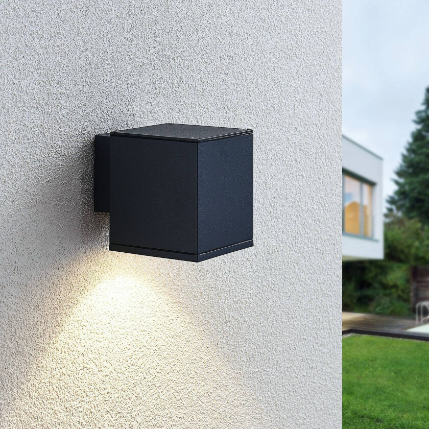 Utendørs LED-vegglampe Mekita, 1 lyskilde