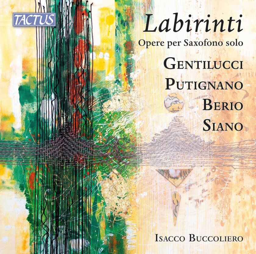 Andrea Siano, Isacco Buccoliero Labyrinth for Solo Saxophone CD