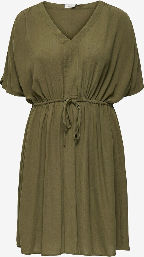 Kjole carChiara S/S V-neck Dress - Grønn