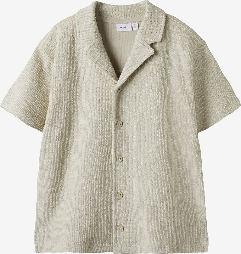 Skjorte nkmHivaj SS Nreg Shirt - Beige