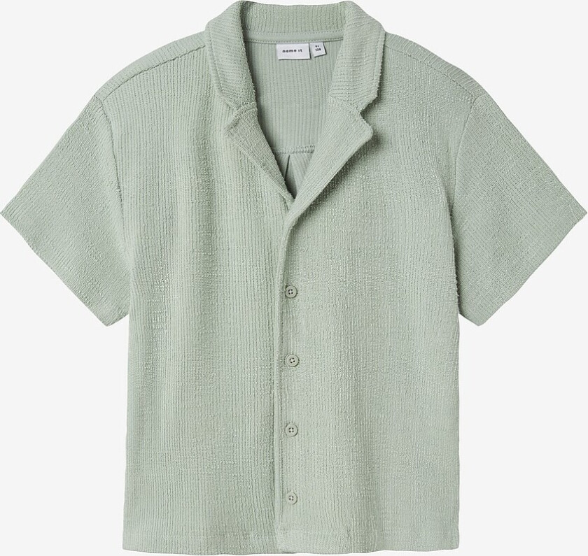 Skjorte nkmHivaj SS Nreg Shirt - Grå