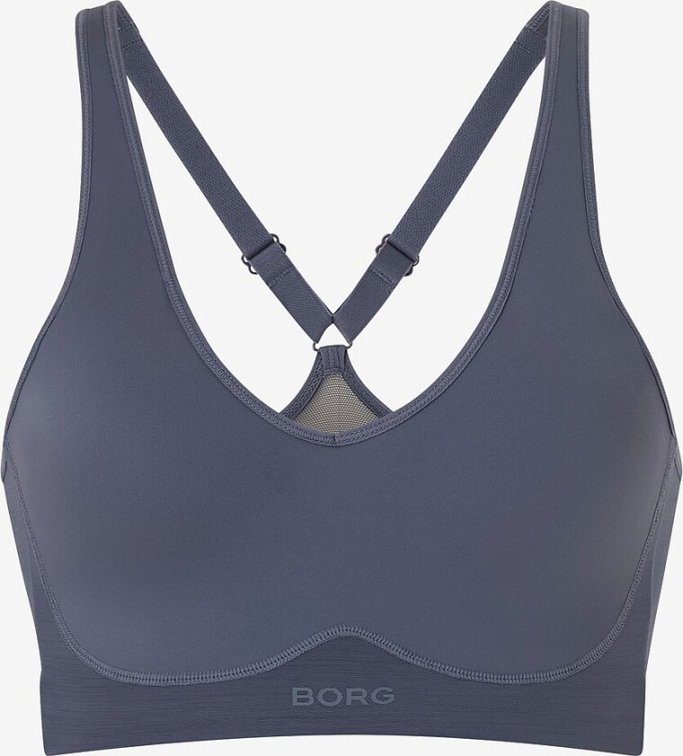 Sports-BH Borg Mid V Support Sports Bra - Grå