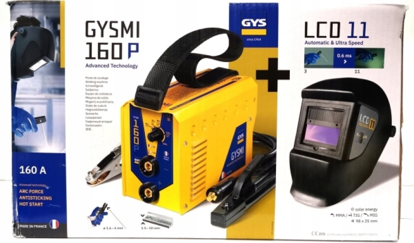 Welding Inverter Gysmi 160 P With Lcd Techno 11