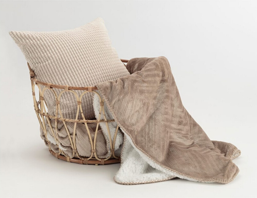 Bilde av Pledd Sherpa 130 x 170 cm Lin - Lin