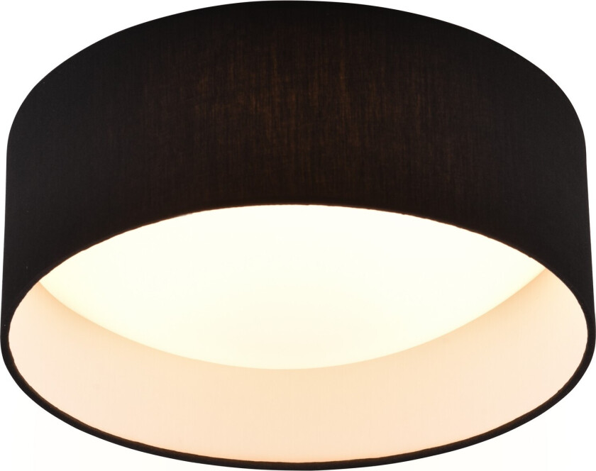 Locarno LED plafond 28 cm svart