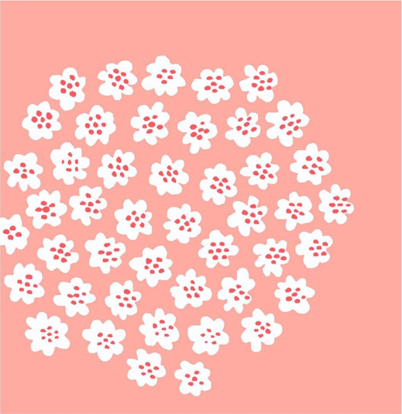 Puketti serviett 33x33 cm 20-pk Rose