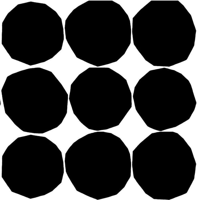 Kivet servietter 33x33 cm 20-pk Black-White
