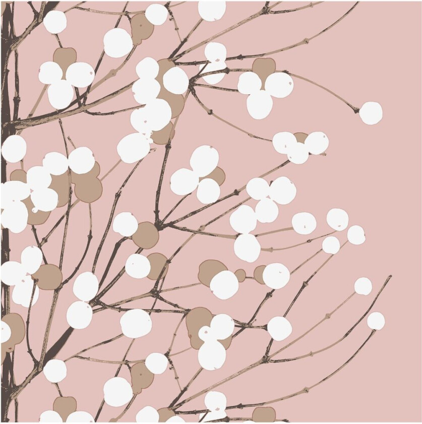 Lumimarja serviett 33x33 cm 20-pk Rose