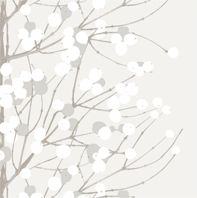 Lumimarja serviett 33x33 cm 20-pk White