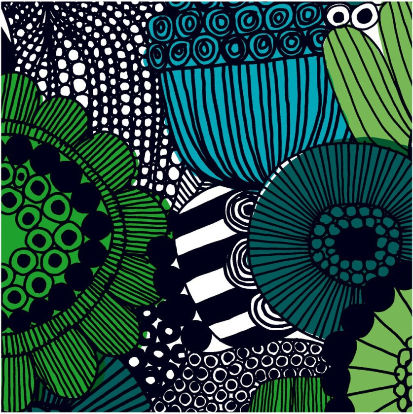 Siirtolapuutarha serviett 33x33 cm 20-pk Blue-Green
