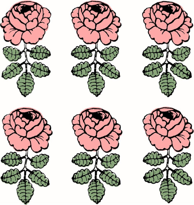 Vihkiruusu serviett 33 x 33 cm 20-pk Rose