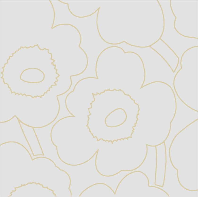 Piirto Unikko serviett 33x33 cm 20-pk Cream Gold