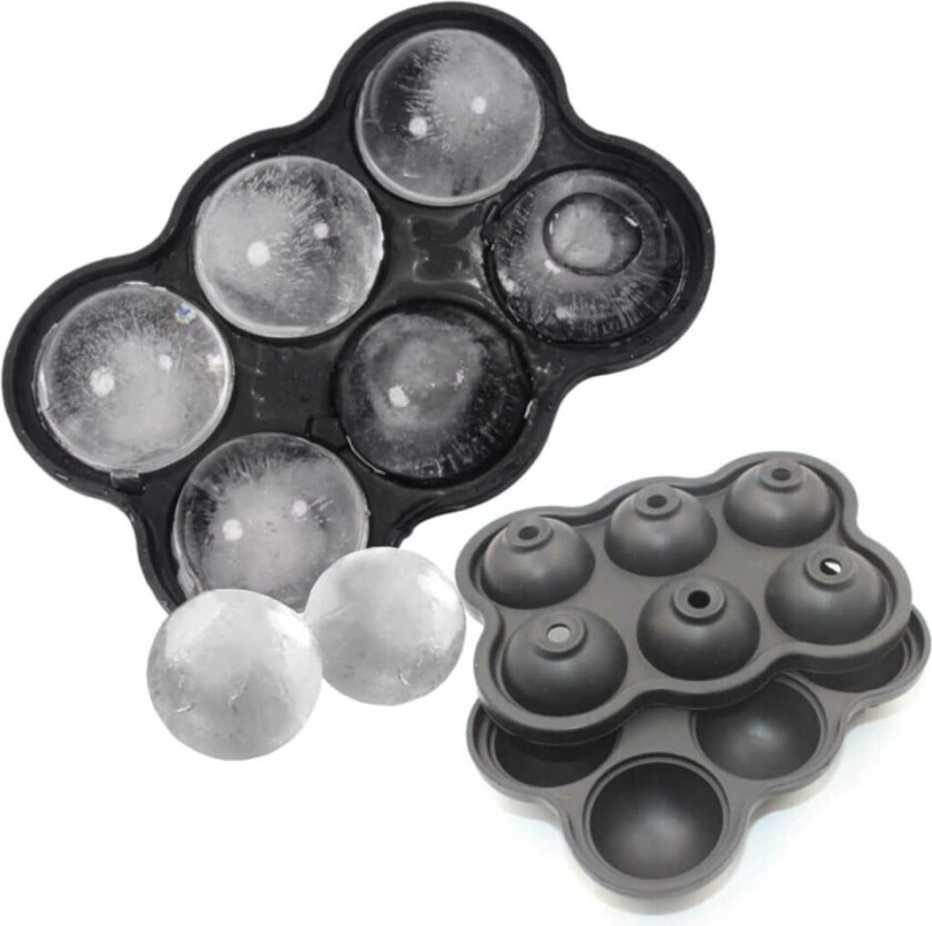 2-Pack 6 runde isbiter Silikon isform iskuler