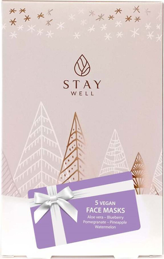 Vegan Face Masks, 5 st Sheet Masks