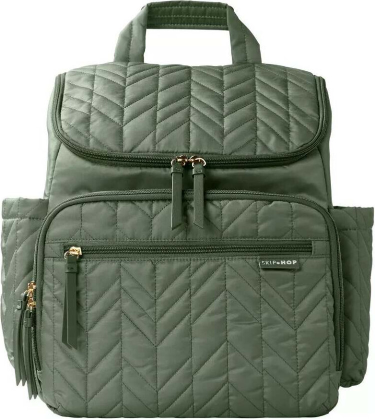 SkipHop Forma Ryggsekk, Sage - Stellevesker - Polyester,PU,Metall