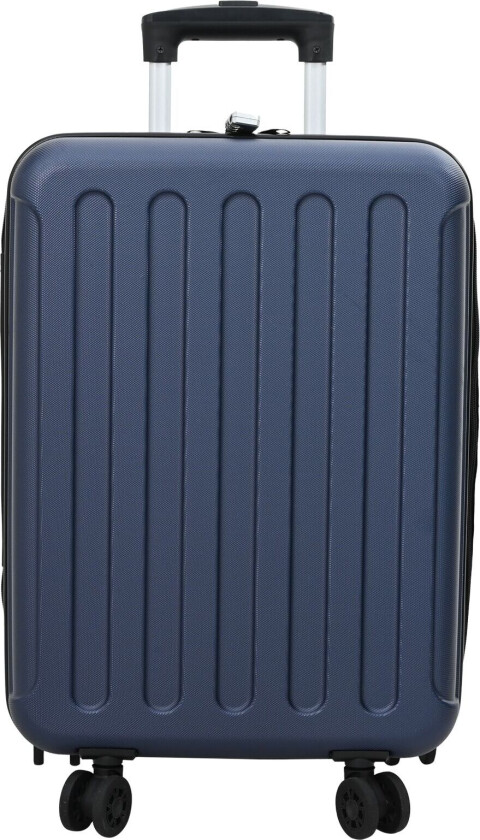 sammenleggbar koffert hard skall 20'' mørk blå 34x23x55.5 cm ABS