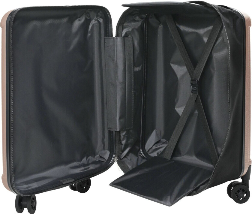Sammenleggbar koffert Hard skall 24'' Rosa gull 43x27x66 cm ABS