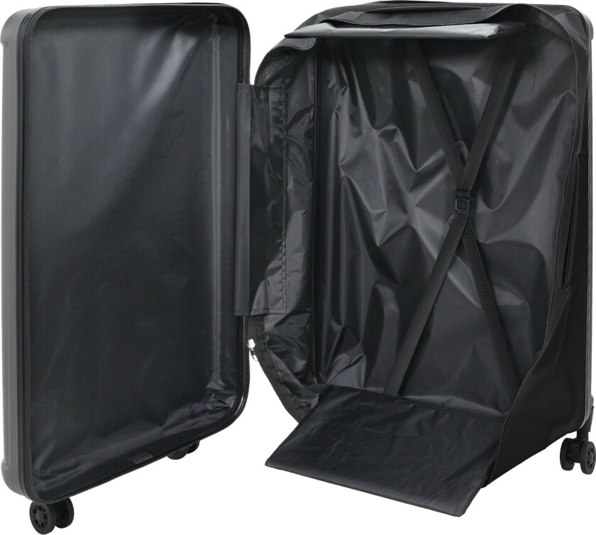 Foldbar Koffert Hard Shell 28'' Mørkegrå 50x30x76 cm ABS