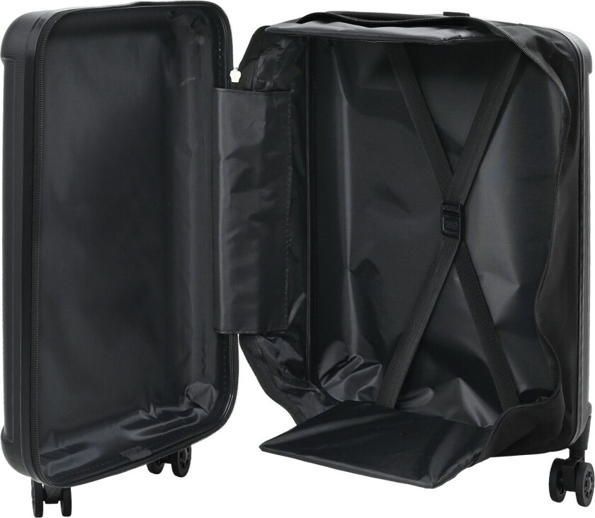 sammenleggbare koffert hard skall 24' svart 43x27x66 cm ABS