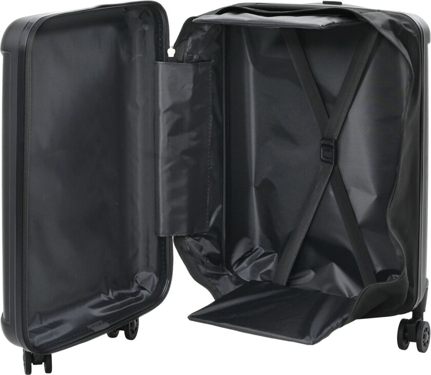 Sammenleggbar Koffert Hard Skall 20'' Svart 34x23x55.5 cm ABS