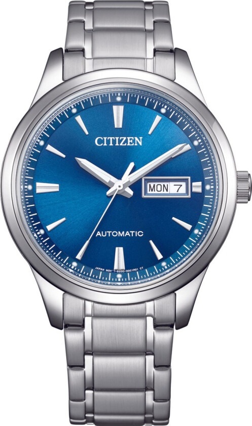 Automatic Mens NY4058-79L - Mechanical Automatic (hand-wound) - Sølv - Herreklokker - Rustfritt stål - ledd m/pin - Mineral