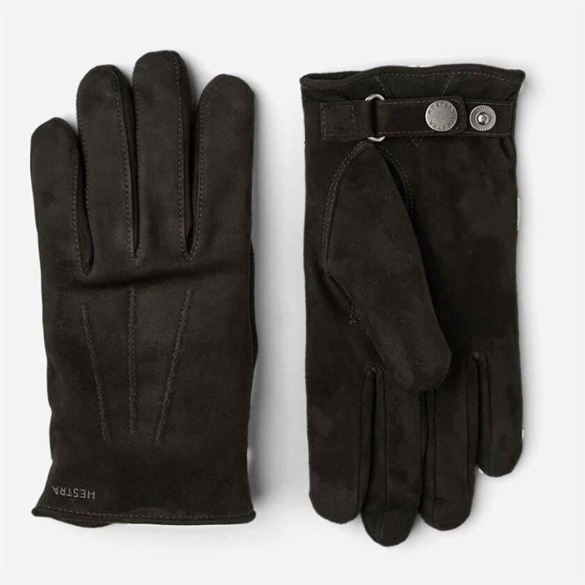 Robert Suede Glove - Black Sort 8,5