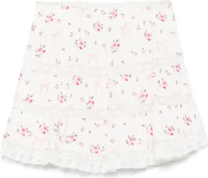 Loveshackfancy, Dame, Skjørt, Hvit, M