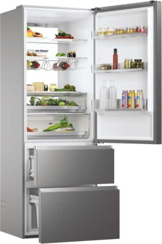 3D 70 Series 7 Htw7720enmp - Kjøleskap/Fryser - Bunnfryser - Wi-Fi - Bredde: 70 Cm - Dybde: 67.5 Cm - Høyde: 200.6 Cm - 483 Liter - Klasse E