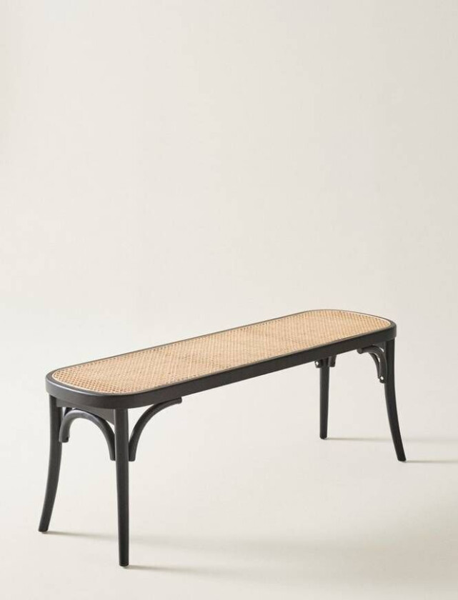 sittebenk 121,5 cm Svart