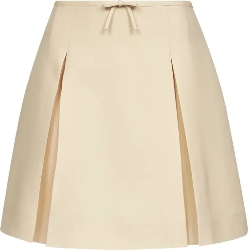 Dame, Skjørt, Beige, S
