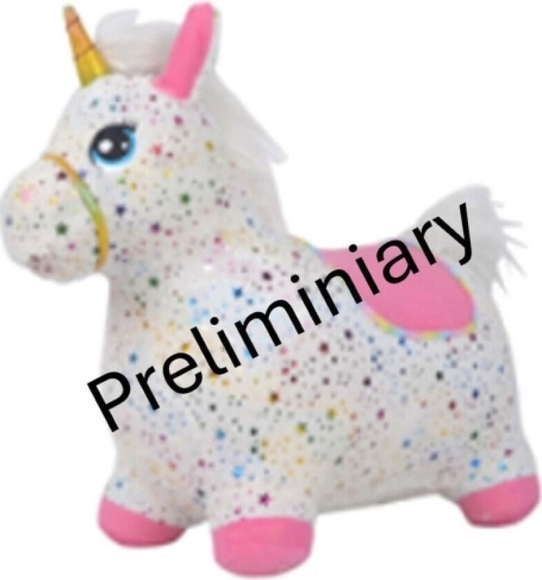 Hop And Bounce Plush Horse, Rainbow